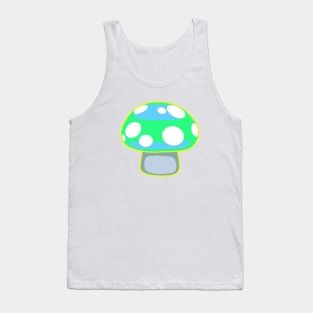 Green Mushroom Tank Top